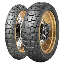 TYRE PAIR DUNLOP 90/90-21 54T + 150/70-18 70T TRAILMAX RAID M+S