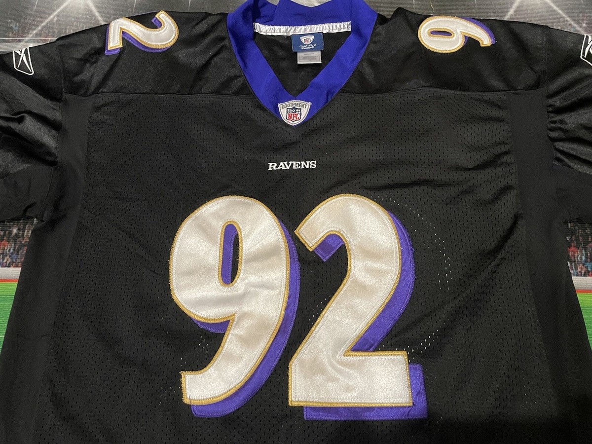 NFL RAVENS NGATA モデル リーボック ユニフォーム 公式 54 Baltimore Ravens Haloti Ngata #92 Reebok Stitched Jersey