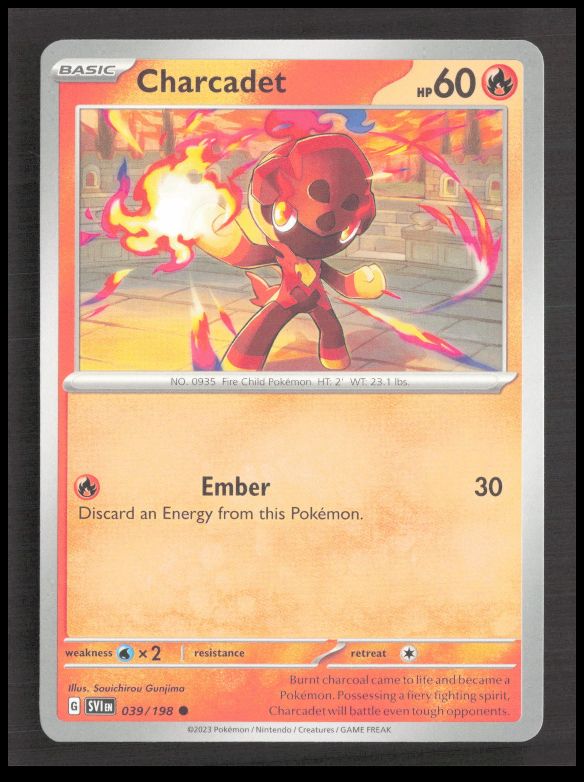 Charcadet 039/198 Common SV01: Scarlet & Violet Base Set Pokemon tcg CB-1-2-B-39