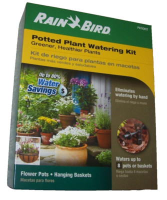 Rain Bird Patio Garden Kit  Potted Plant Watering Kit 25 Ft Tubing 40 Pieces F22