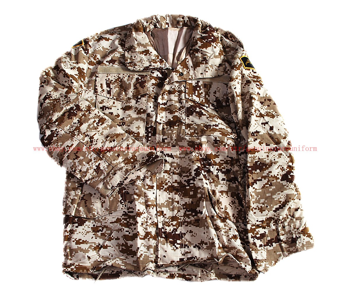Rare Genuine Libyan Desert Digital Camo Field Jacket M-65 & Liner