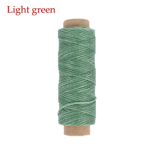 50Meters Tool DIY Handicraft Flat Waxed Thread Cord Sewing Line Leather - Picture 23 of 29