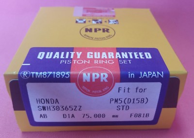75mm STD Bore NPR Rings Honda D16 Turbo Allmotor Vitara