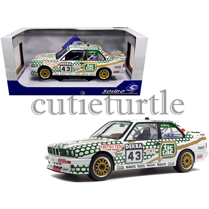 Solido 1991 BMW M3 E30 #43 Allen Berg DTM Championship 1:18 Tic