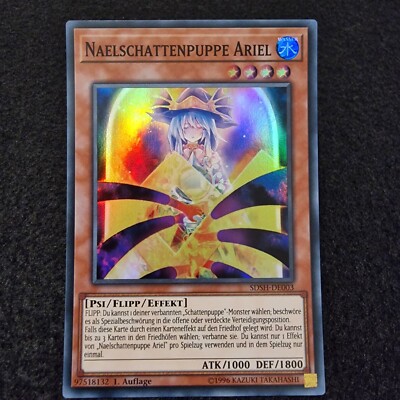 Yu-Gi-Oh! Schattenpuppe Ariel -  SDSH-DE003 Super Rare 1. Auflage DE NM