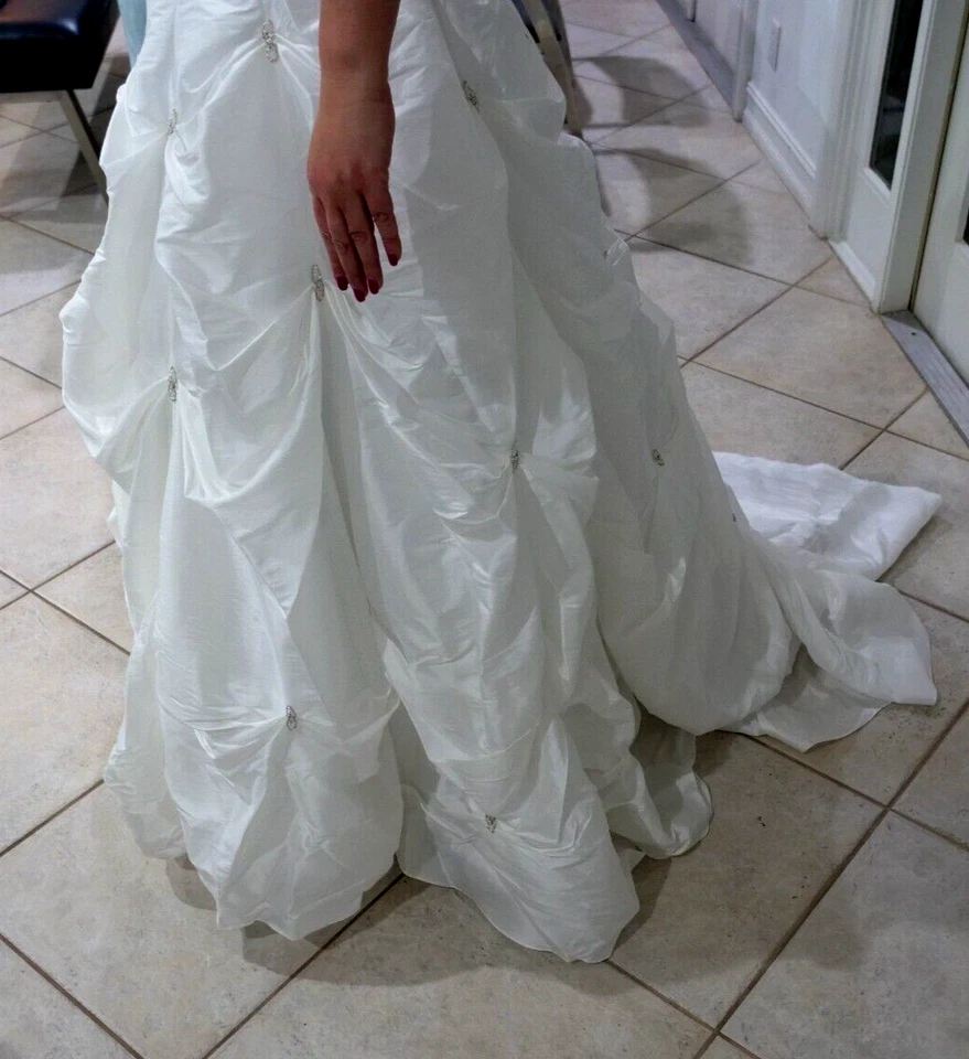 Alfred Angelo без бретелек свадебное платье стиль RN 24766 размер 8/10 /12 регулируемый - Изображение 4 из 4