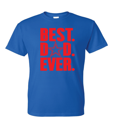 T-Shirt Dallas Cowboys Best Dad Ever Spieltag - alle Design Farboptionen (S-5XL) - Bild 25 von 25
