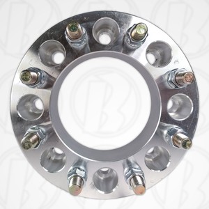 MADE IN THE USA 8 Lug 6.5/" To 8 x 6.5/" Wheel Adapter 2/" Spacer 9//16 Studs /& Nuts