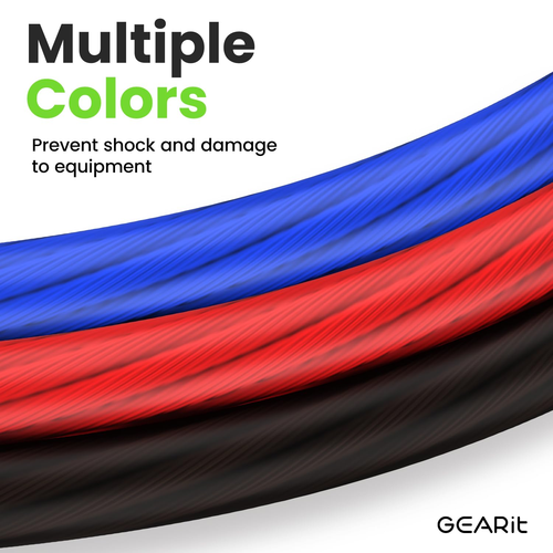 Cable CCA negro/rojo de 7,6 m y calibre 1/0 para audio de coche, autocaravana, r - Imagen 4 de 12