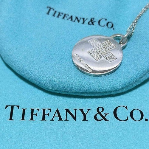 Tiffany & Co. Necklace Pendant Sterling Silver 925 GO WOMEN 2018