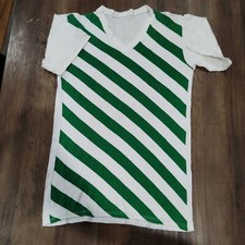 70s Vintage Kristall T Shirt East Germany White & Green Short Sleeve - Very Rare