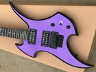 Unusual Shape Purple Body Electric Guitar with Rosewood Fretboard Free Shipping