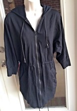 Trina Turk Check me Out Sport Jacket, sweater . Black Color Size 6 - M