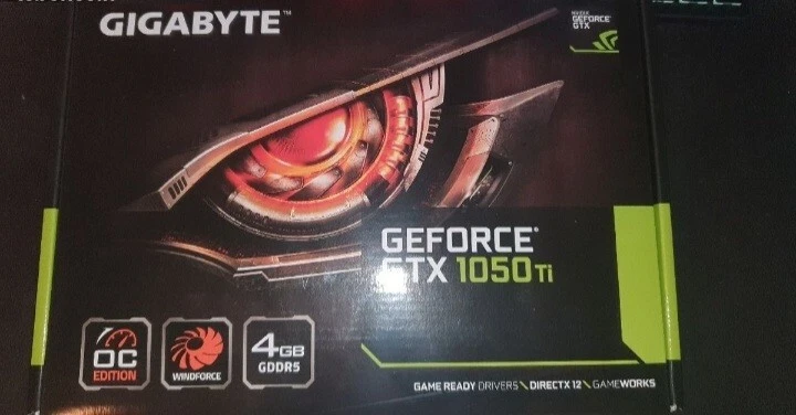 Carte Graphique Gigabyte GeForce® GTX 1050 Ti 4Go GDDR5 WINDFORCE 2X OC Edition - Photo 1/4