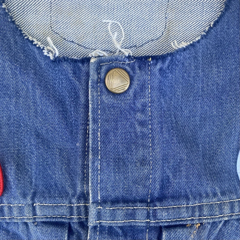 Chaleco Denim Corte Club Motocicleta Defiance Montauk Harley Davidson Talla M Foto 3 de 4