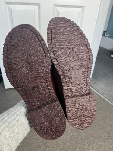 Nuevo CAMPER Walden BORGOÑA 100% Cuero BROGUES Zapatos TALLA UK 12 - Imagen 9 de 12