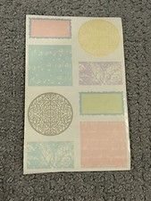 5 Sheets Vintage Mrs. Grossman's Stickers Vellum Medallions Labels, seals