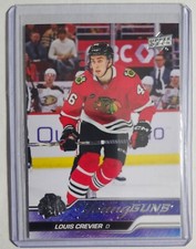 2023-24 Upper Deck Young Guns Louis Crevier RC Chicago Blackhawks Rookie