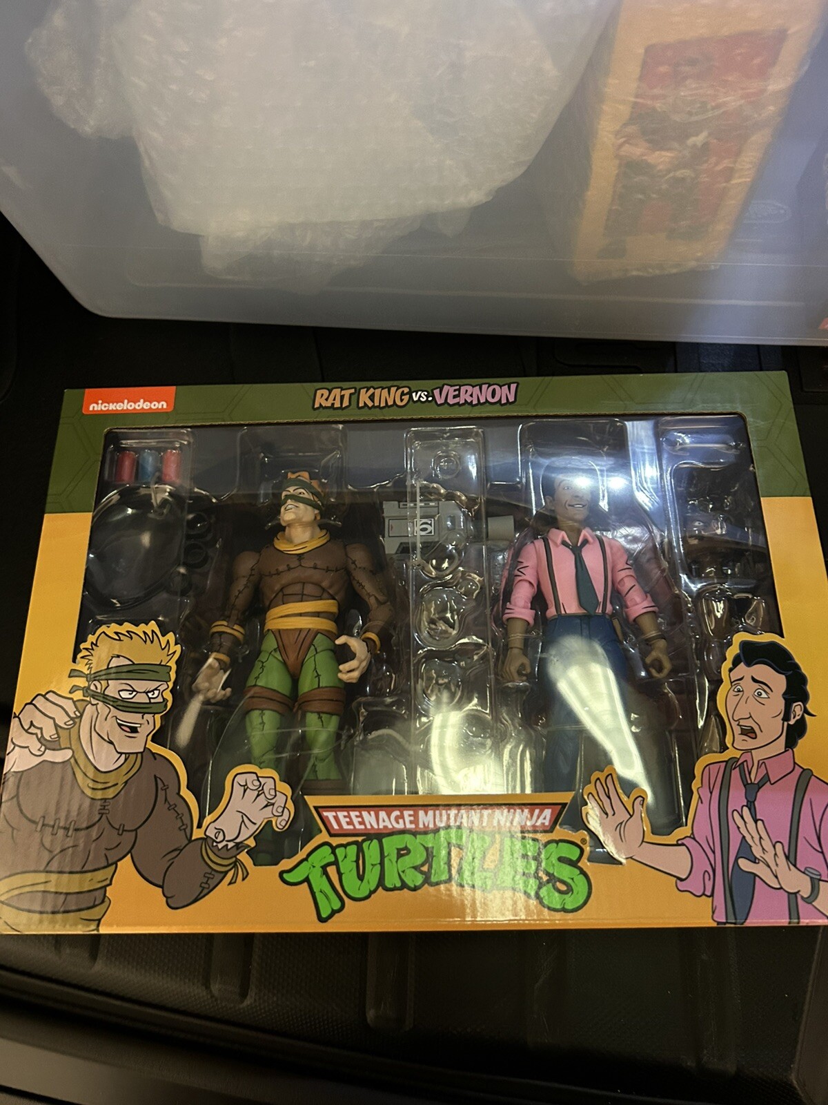 NECA TMNT Rat King and Vernon Action Figures 7 Inch Scale