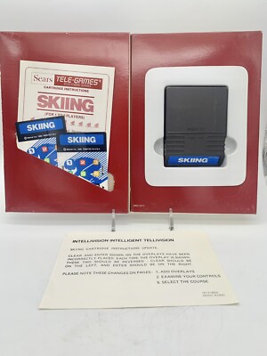 Intellivision Skiing & Tennis ゲームセット Super Video Arcade Skiing Intellivision Video Game Sears