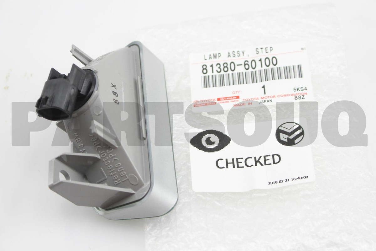 8138060100 Genuine Toyota LAMP ASSY STEP 81380-60100 | eBay