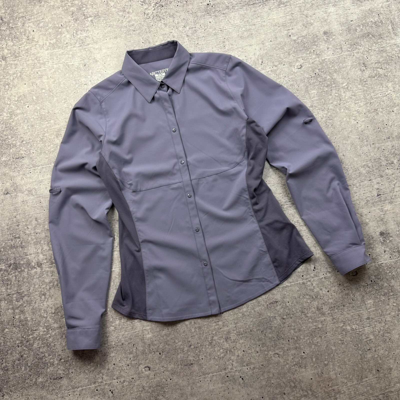 ARC'TERYX arcteryx camicia donna manica lunga taglia M viola