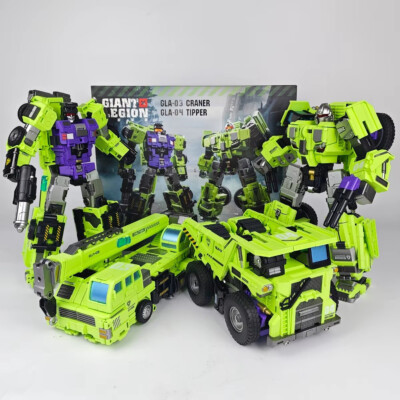 Mecha Invasion GLA-03 GLA-04 Giant Legion Heavy Builder Haul Hook Devastator