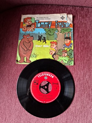 Tommy und seine Freunde-Der Bär STA-M-2103 Tekefunken Hörspiel 7'' Selten Resco 