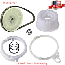 7x W10721967 Washing Machine Pulley Clutch Kit W10006384 for Whirlpool W10006356