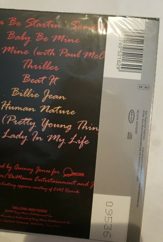 Michael Jackson Thriller CD Limited Millennium Edition Import UK 1999 New Sealed - Picture 6 of 6
