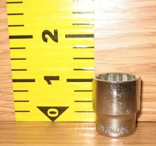 Genuine AmPro Chrome Vanadium 3/4" 12 Point 3/8" Drive Socket Only **READ** 