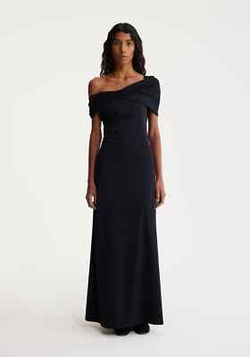 ruched stretch jersey dress NWT $390 RÓHE Off-the-shoulder stretch-jersey maxi 40 8 QTY:138
