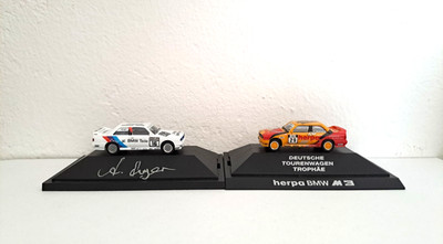 BMW M3 DTM Altfrid Heger AUTOGRAMM + BMW M3 DTT Neumeister
