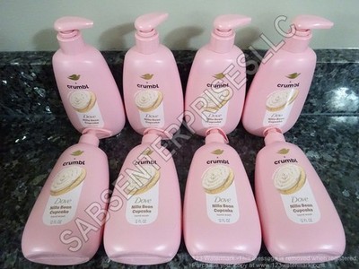 8 Dove Limited Edition CRUMBL NILLA BEAN CUPCAKE Liquid Hand Wash Soap 12 oz.