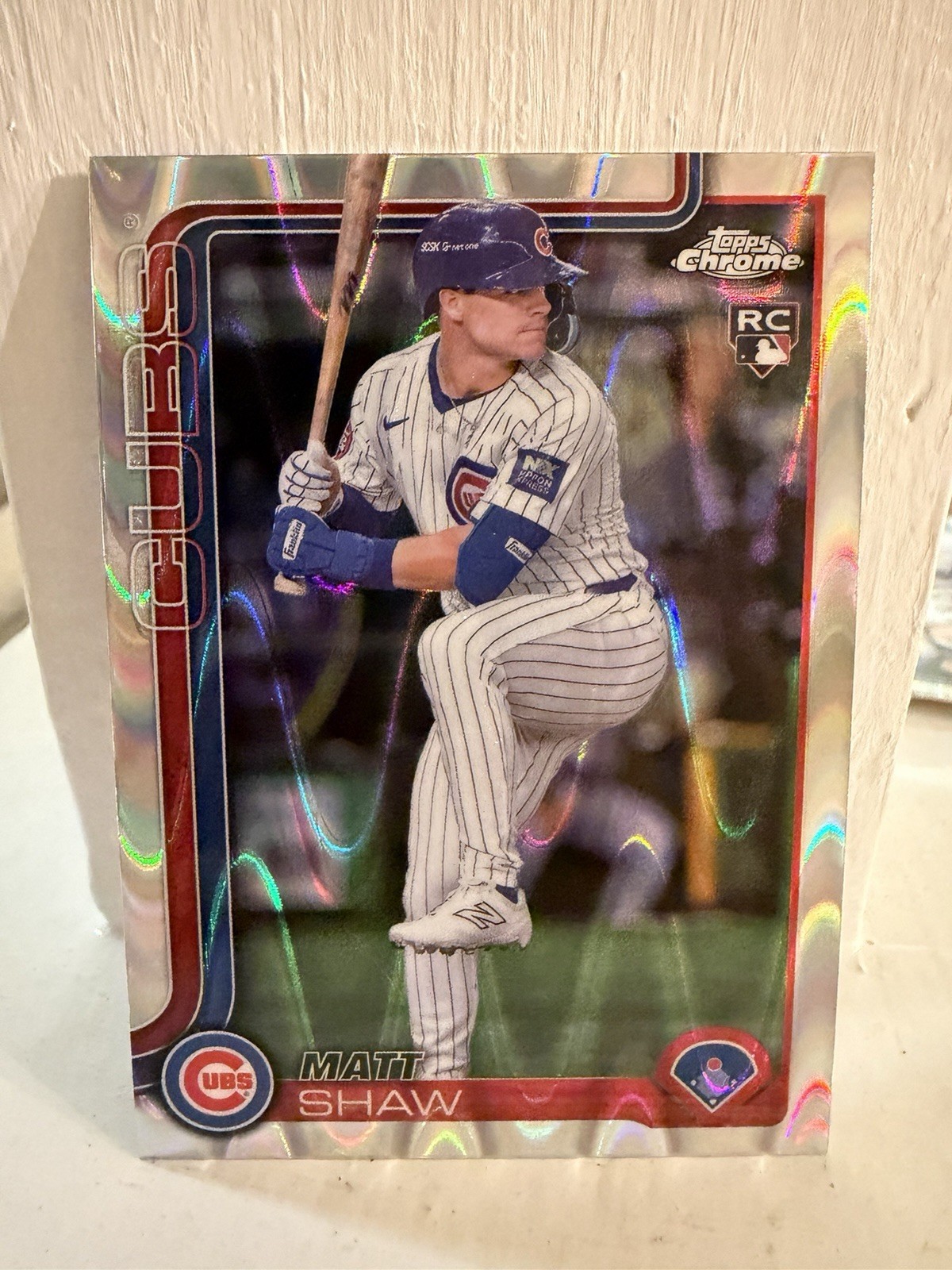 2025 Topps Chrome - Matt Shaw #219 RayWave Refractor (RC)