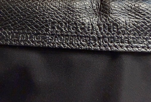 LongChamp Le Pilage Original Tote Bag, Black/Black, Large - Picture 3 of 4