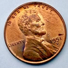 1951-D RED Brown GEM BU Lincoln Wheat Cent ~ GR8 Luster ~ Nice ~ F72