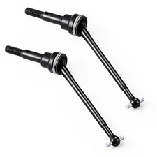 MORLORDY 2Pcs Front CVD Driveshafts Dogbone for 1/12 WL 12428 RC Off Road Tru...