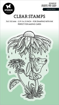 Studio Light Clear Stamps By Laurens Van Gurp-Nr. 534, Hiding Frog STAMP534