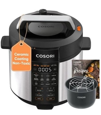 COSORI Pressure Cooker 6QT 9-in-1 Multi Cooker Non-stick Ceramic Stainless 1100W