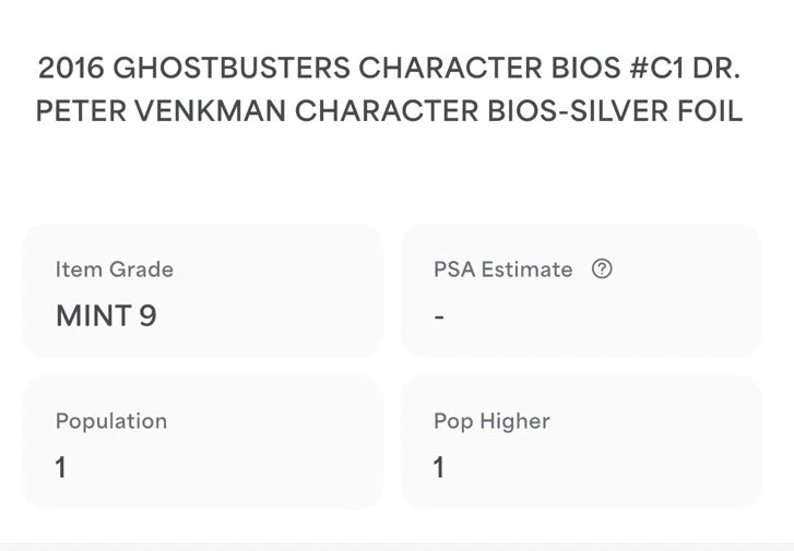 Bill Murray / Dr. Venkman Ghostbusters Cryptozoic SILVER Foil - Image 3 of 4