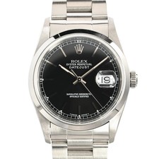 Orologio usato da uomo ROLEX Datejust 16200 misura cassa nera 36 mm #34184