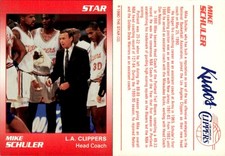 1990-91 Star Kudos Mike Schuler Ohio University Bobcats/Los Angeles Clippers