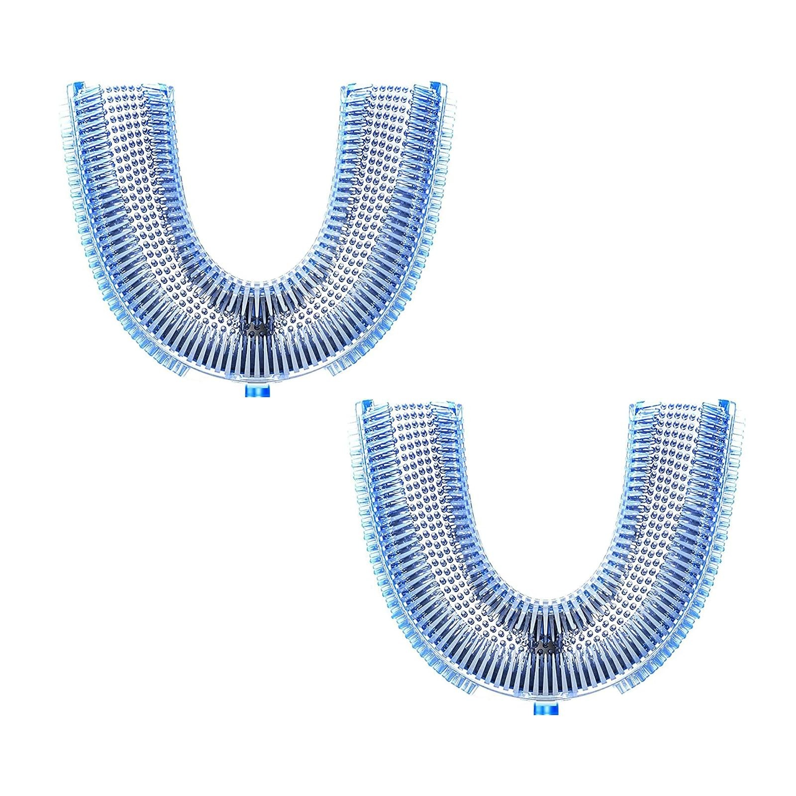 2 Pcs Silicone U-Shaped Brush Head Replacement Compatible with U-Shaped Tooth...