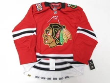 CHICAGO BLACKHAWKS HOME CENTENNIAL FANATICS AUTHENTIC PRO JERSEY SIZE 56