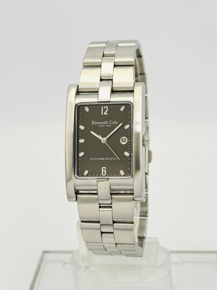 Kenneth Cole KC3315 Men's Gunmetal Dial and StainlessSteel Links
