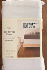 Threshold Box Spring Cover Twill OEKO-TEX Certified, King