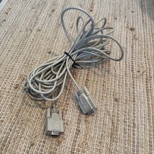 25ft DB9 M/F 9C Serial Straight Thru Extension Cable