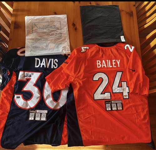 Champ Bailey Autographed Signed Denver Broncos NFL Nike Game Football Jersey 