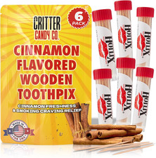 Cinnamon Flavored Toothpicks, 6 Pack - 120 Count